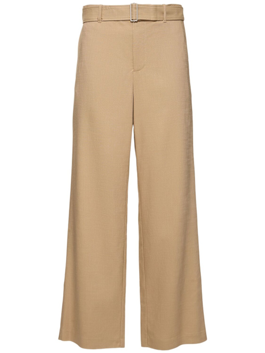 MSGM: Viscose blend pants - men_0 | Luisa Via Roma
