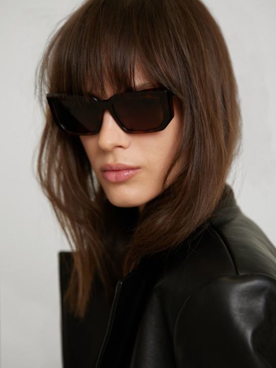 Max Mara: Glimpse7 acetate sunglasses - Dark Havana - women_1 | Luisa Via Roma