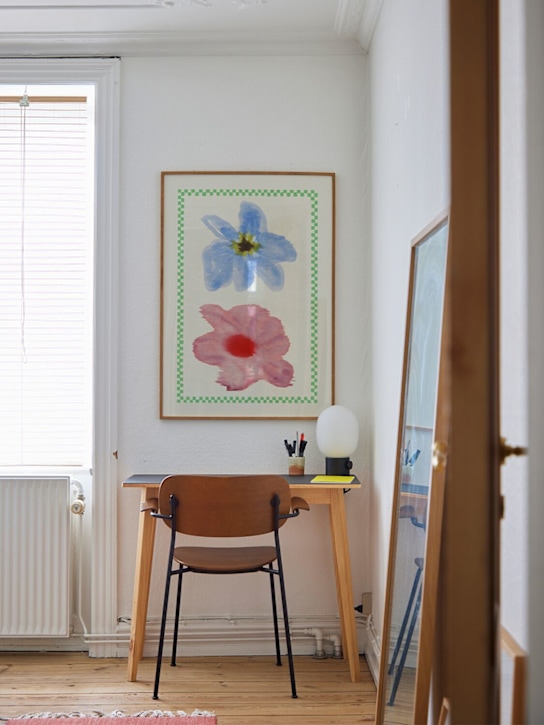 Paper Collective: Flower with Checks 01 - White - ecraft_1 | Luisa Via Roma