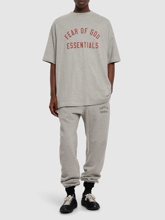 Fear of God ESSENTIALS: Jersey crewneck t-shirt - men_1 | Luisa Via Roma