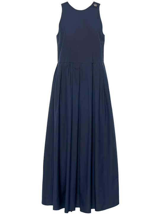 'S Max Mara: Ussita poplin long dress - women_0 | Luisa Via Roma