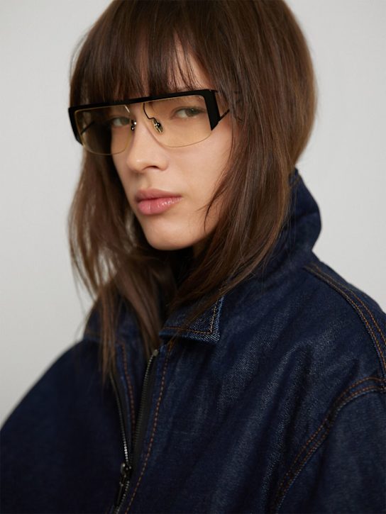 Victoria Beckham: メタルサングラス - ルテニウム - women_1 | Luisa Via Roma