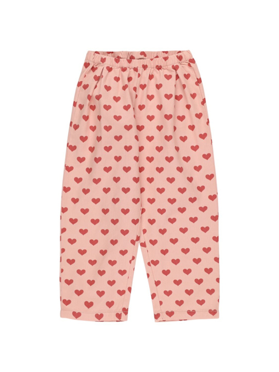 Konges Sløjd: Pantaloni in denim di cotone stampato - kids-girls_0 | Luisa Via Roma