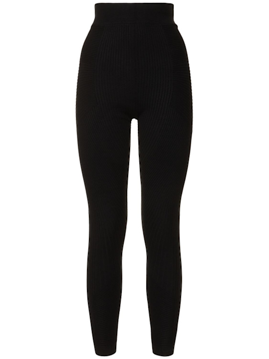 Nike: Riccardo Tisci Chambers leggings - Black - women_0 | Luisa Via Roma