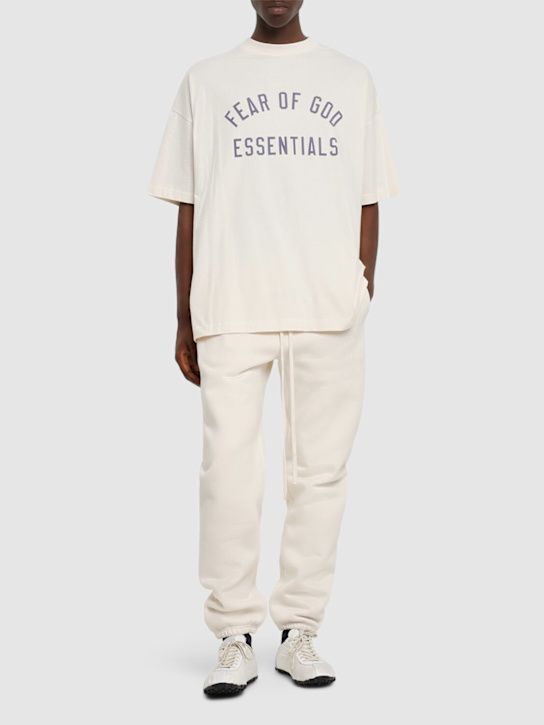 Fear of God ESSENTIALS: Jersey crewneck t-shirt - men_1 | Luisa Via Roma