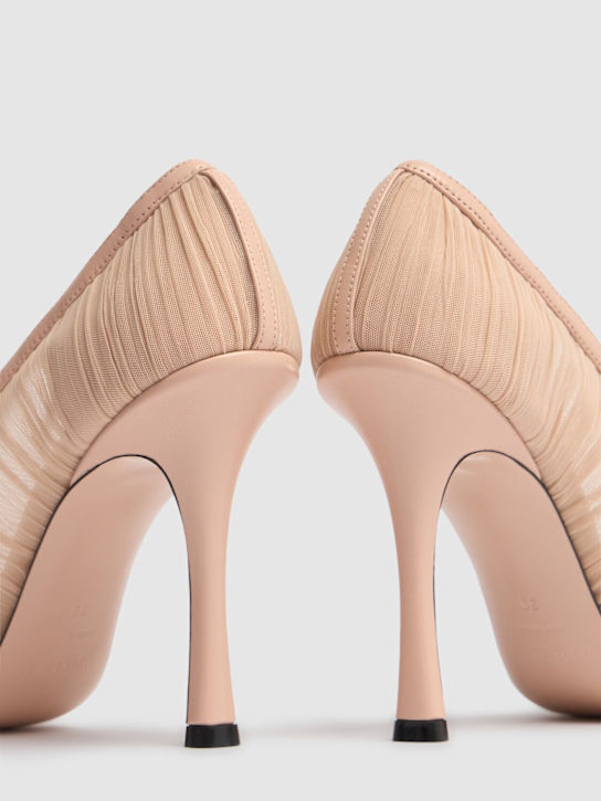 Jimmy Choo: 100mm Lotta tulle pumps - Pink - women_4 | Luisa Via Roma