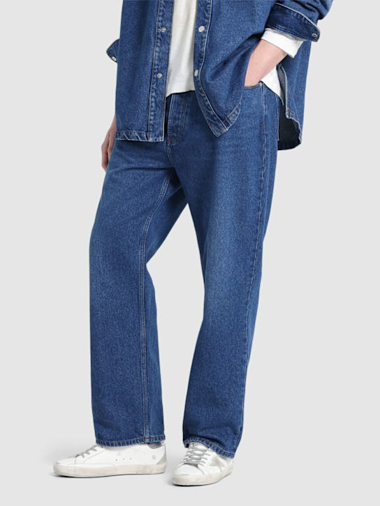 Golden Goose: 20mm Super Star leather & suede sneakers - White/Silver - men_1 | Luisa Via Roma