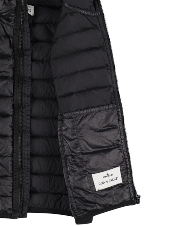 Stone Island Junior: Down vest - Black - kids-boys_3 | Luisa Via Roma