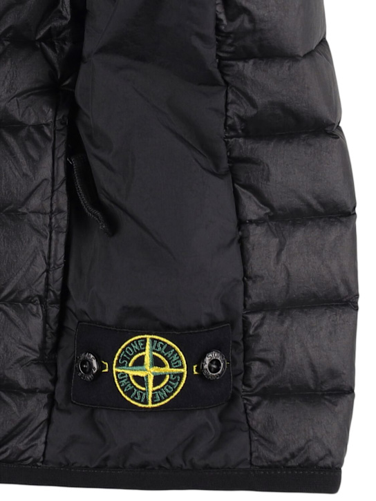 Stone Island Junior: Down vest - Black - kids-boys_1 | Luisa Via Roma