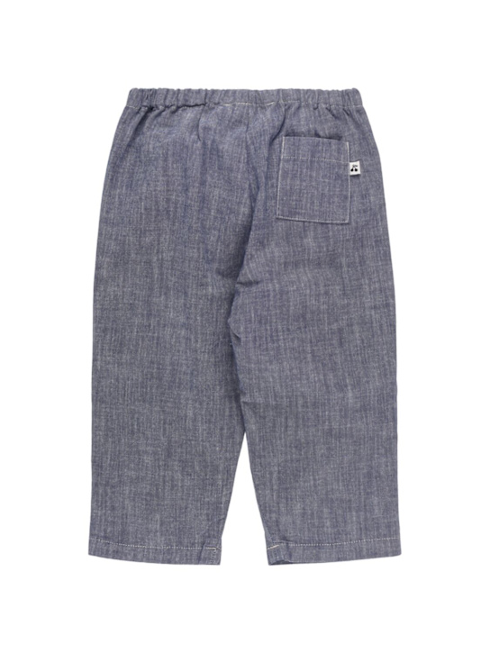 Bonpoint: コットンシャンブレーパンツ - kids-boys_1 | Luisa Via Roma