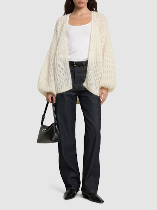 Toteme: Puffed sweater - Off White - women_1 | Luisa Via Roma
