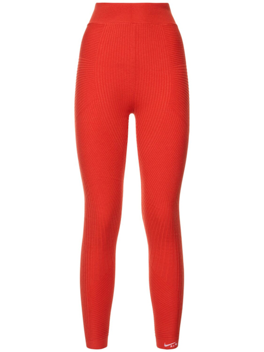 Nike: Leggings Riccardo Tisci Chambers - Havanero Red - women_0 | Luisa Via Roma