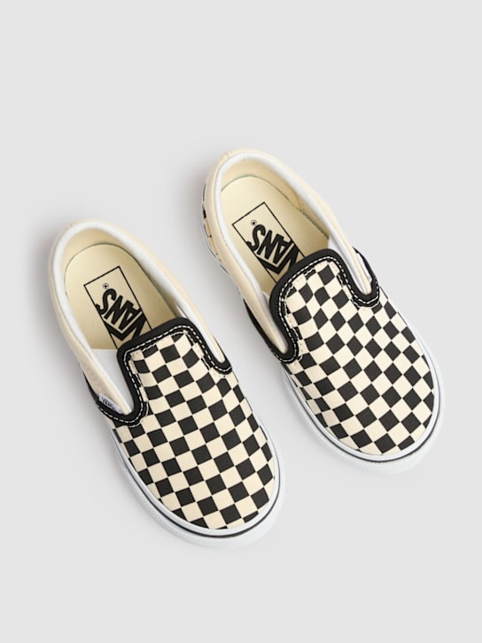 Vans: Slip-on canvas sneakers - kids-boys_1 | Luisa Via Roma