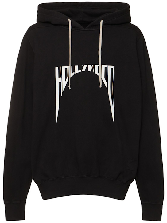 Rick Owens DRKSHDW: Hollywood oversized sweatshirt - Black - men_0 | Luisa Via Roma