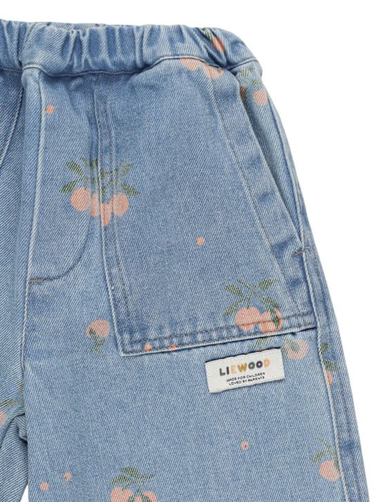 Liewood: プリント柄 コットンジーンズ - ブルー - kids-girls_1 | Luisa Via Roma