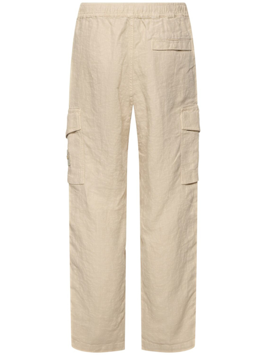Stone Island: Ghost regular pants - Beige - men_3 | Luisa Via Roma