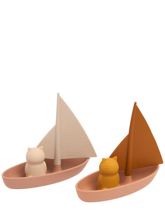 Liewood: Set di barchette in silicone - Multicolore - kids-boys_0 | Luisa Via Roma