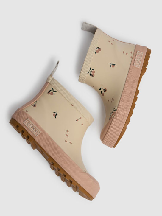 Liewood: Stivali da pioggia in gomma con stampa Fruit - kids-girls_1 | Luisa Via Roma