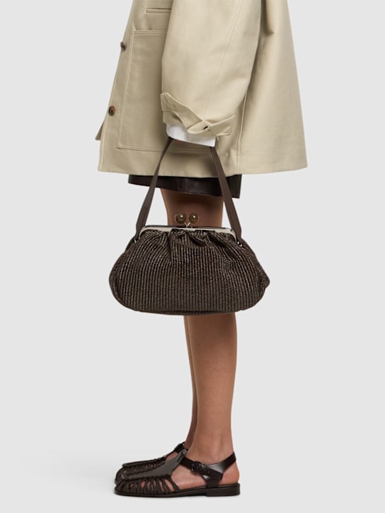 Weekend Max Mara: Fortuna raffia effect clutch - women_1 | Luisa Via Roma
