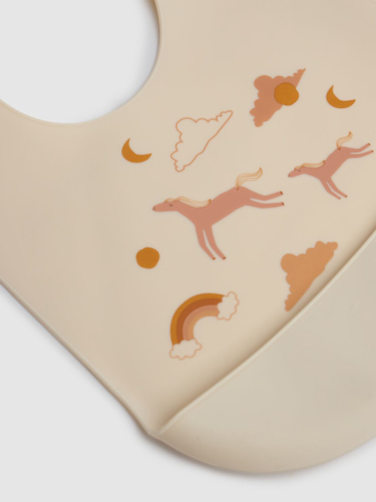 Liewood: Set di 2 bavaglini in silicone stampato - kids-girls_1 | Luisa Via Roma