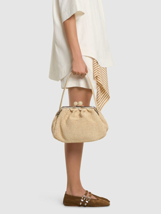 Weekend Max Mara: Fortuna raffia effect clutch - women_1 | Luisa Via Roma