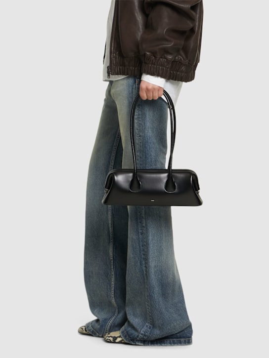 Osoi: Mini Boat wide leather shoulder bag - women_1 | Luisa Via Roma