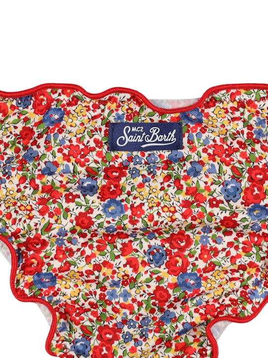 Mc2 Saint Barth: フラワーリバティプリント ビキニ - kids-girls_1 | Luisa Via Roma