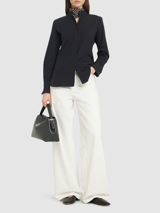 Max Mara: Arduino poplin shirt - women_1 | Luisa Via Roma