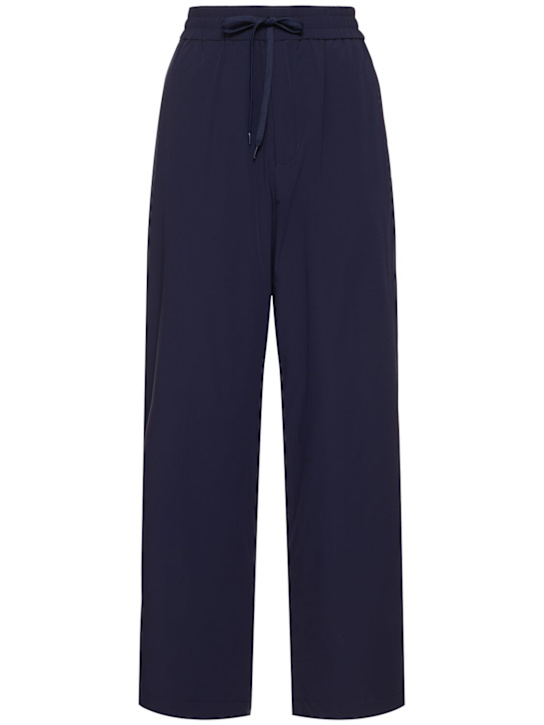 Autry: Nylon blend sweatpants - Blue - women_0 | Luisa Via Roma
