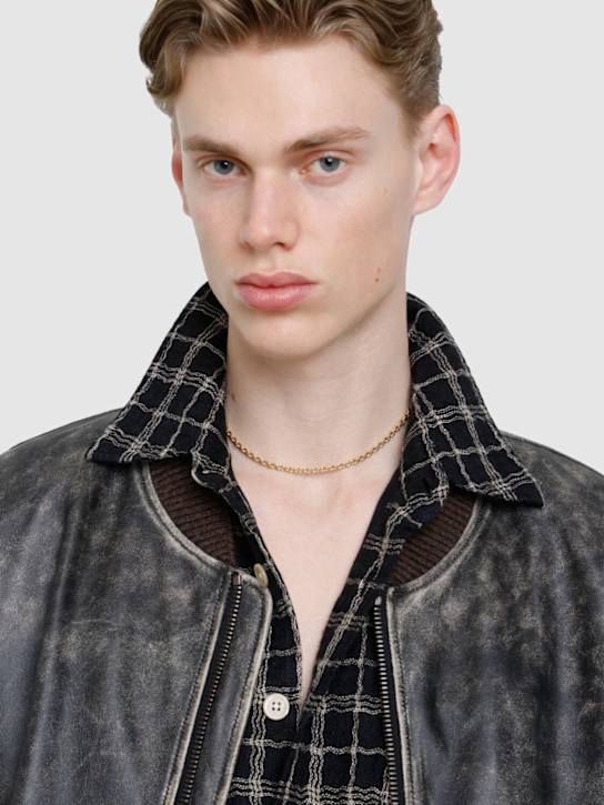 Tom Wood: Ada Chain slim necklace - Gold - men_2 | Luisa Via Roma