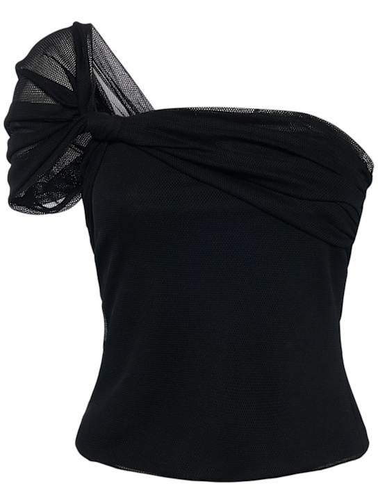 Max Mara: Bellico viscose blend top - women_0 | Luisa Via Roma