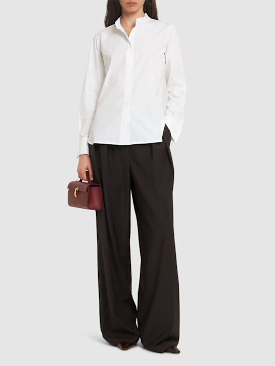Max Mara: Arduino poplin shirt - women_1 | Luisa Via Roma