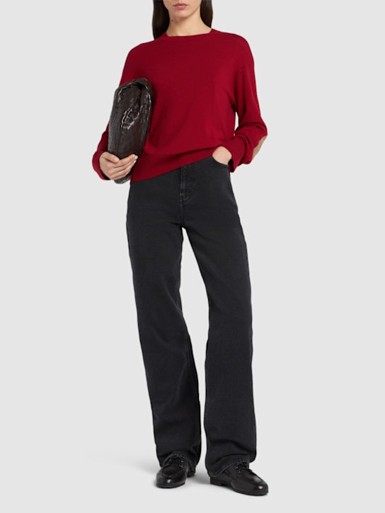 'S Max Mara: Eco knit sweater w/ patches - women_1 | Luisa Via Roma
