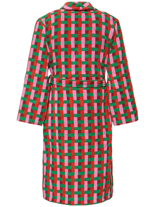 Dusen Dusen: Red Weave bathrobe - men_1 | Luisa Via Roma