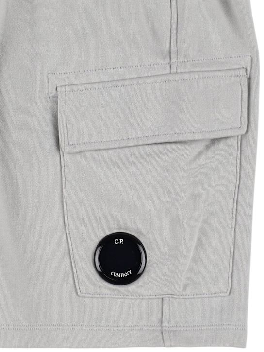 C.P. Company: コットンスウェットショートパンツ - kids-boys_1 | Luisa Via Roma