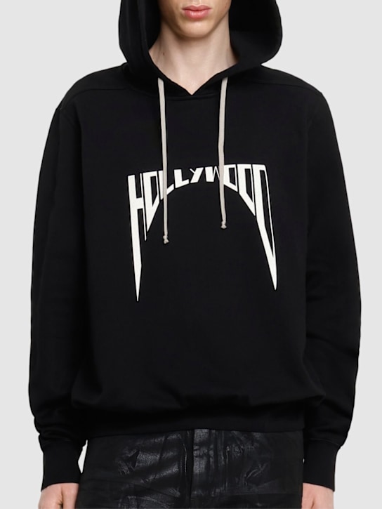 Rick Owens DRKSHDW: Hollywood oversized sweatshirt - Black - men_2 | Luisa Via Roma