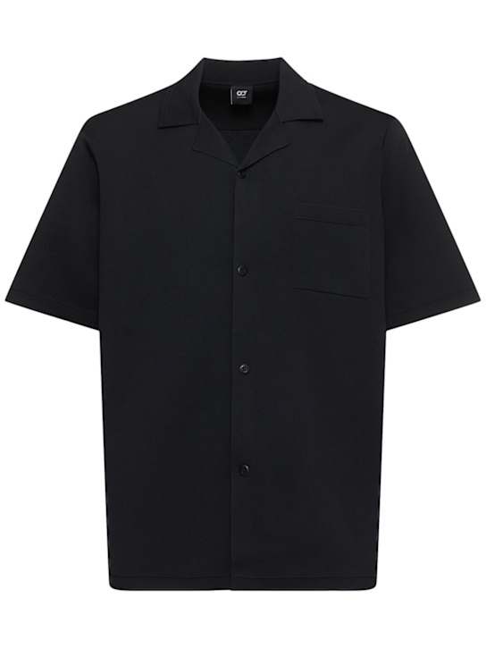 Alphatauri: Facol short sleeve shirt - Black - men_0 | Luisa Via Roma
