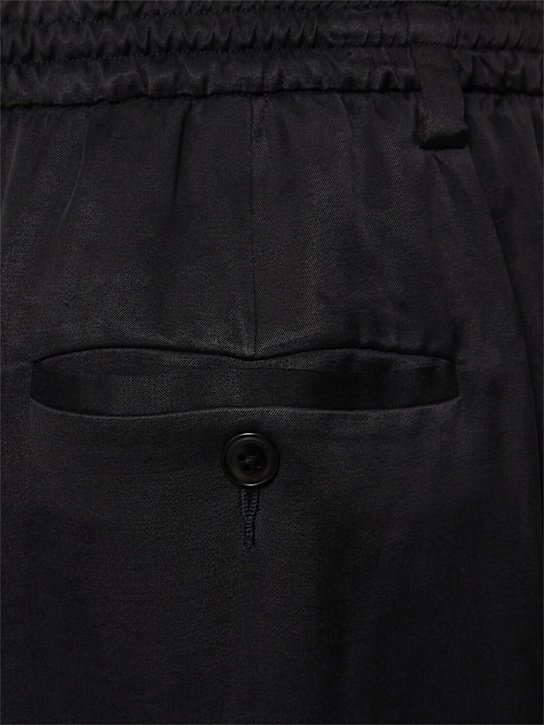 Alexander Wang: Pleated baggy pants - Black - women_4 | Luisa Via Roma