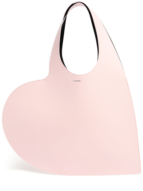 Coperni: Heart leather shoulder bag - women_0 | Luisa Via Roma