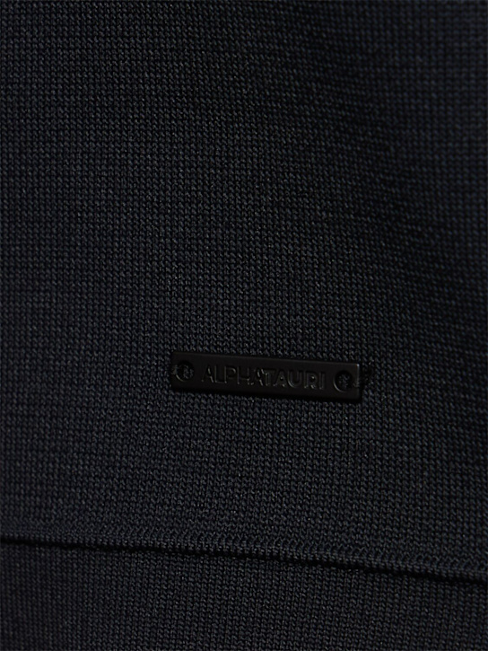 Alphatauri: Facol short sleeve shirt - Black - men_3 | Luisa Via Roma