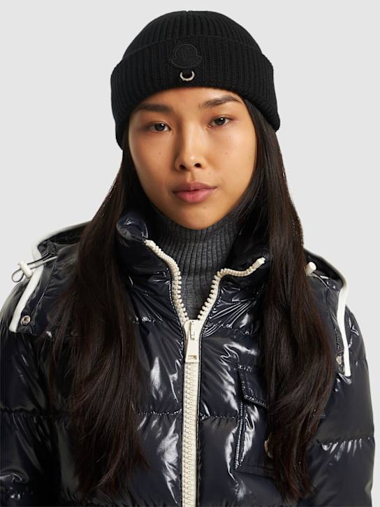 Moncler Genius: Moncler x Willow Smith wool beanie - women_1 | Luisa Via Roma