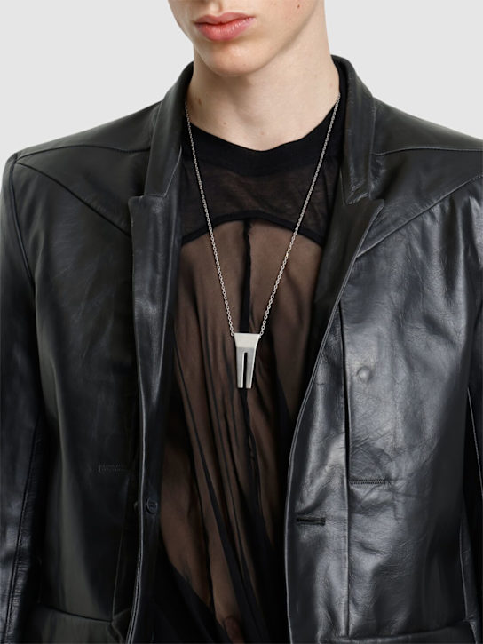 Rick Owens: Trunk charm necklace - Palladio - men_1 | Luisa Via Roma
