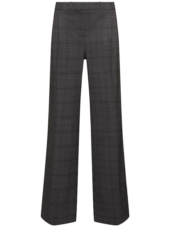 Coperni: Wide leg tailored pants - Grey - women_0 | Luisa Via Roma