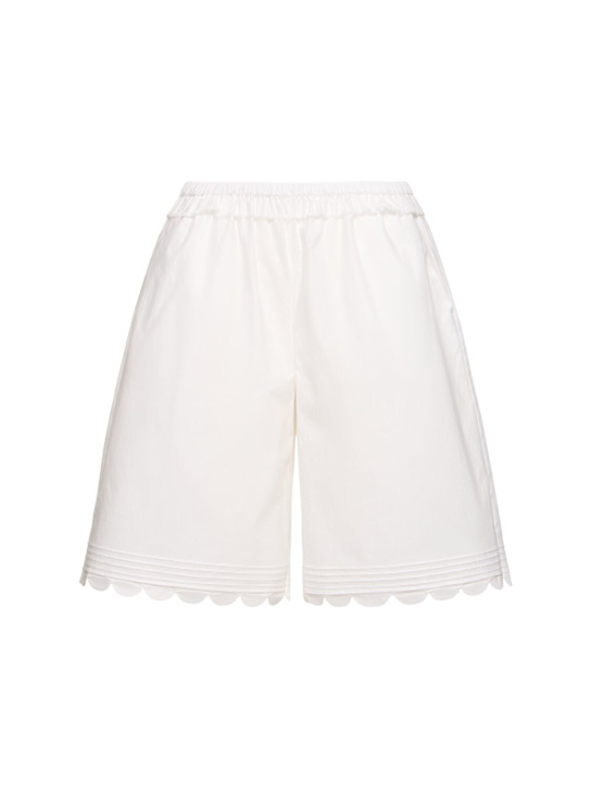 The Garment: Shorts Cyprus in cotone stretch - Bianco - women_0 | Luisa Via Roma