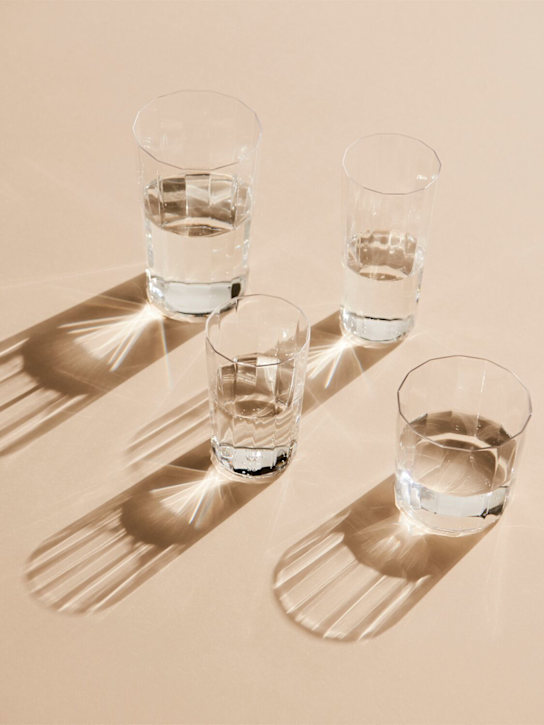 HAY: Set of 4 Wide Angle glasses - Transparent - ecraft_1 | Luisa Via Roma