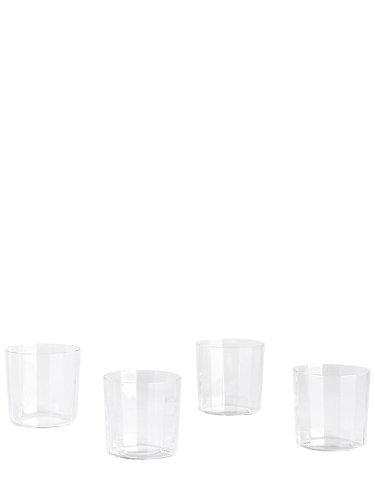 HAY: Set of 4 Wide Angle glasses - Transparent - ecraft_0 | Luisa Via Roma