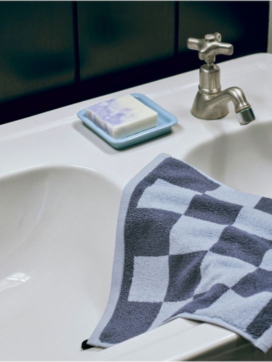 HAY: Check organic cotton hand towel - ecraft_1 | Luisa Via Roma