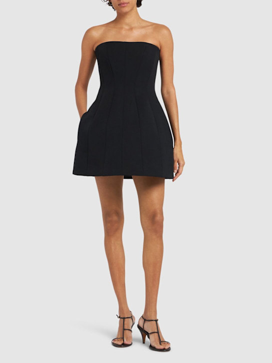 Max Mara: Betel sable mini dress - women_1 | Luisa Via Roma
