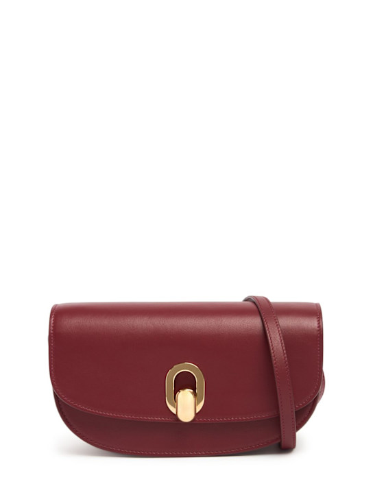 Savette: The Tondo Crescent レザーショルダーバッグ - women_0 | Luisa Via Roma