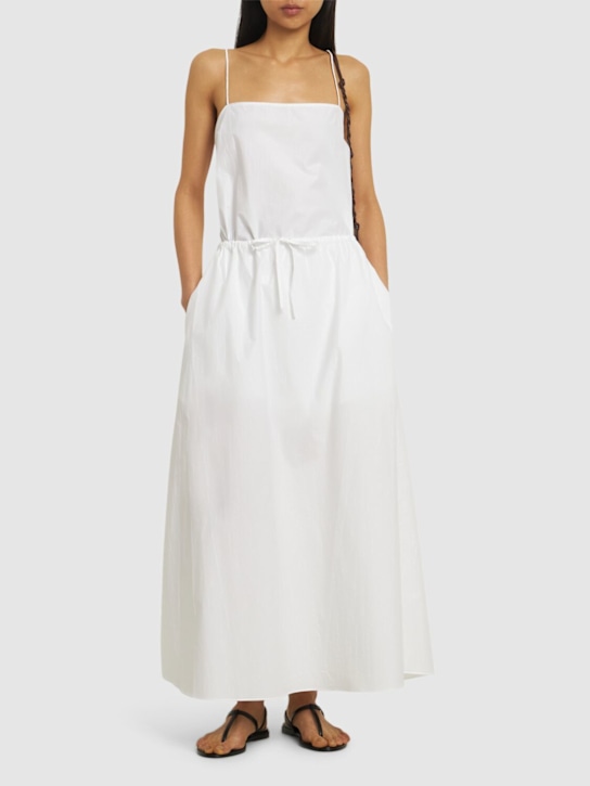 Matteau: Cotton poplin maxi skirt - White - women_1 | Luisa Via Roma